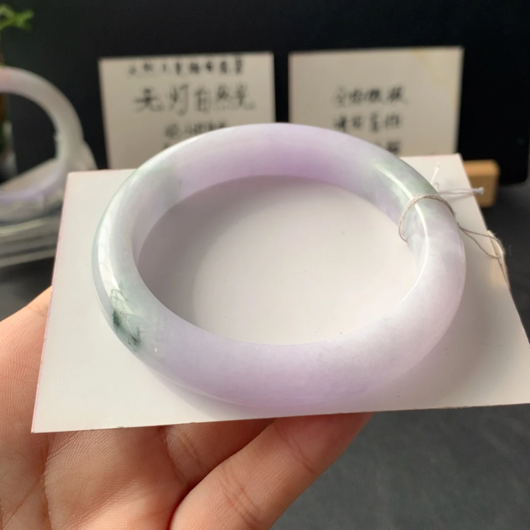 翡翠未镶嵌手镯45号57.7-11.7-8.9