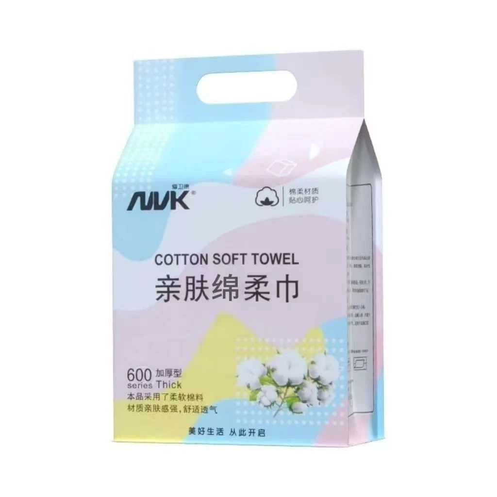 【新疆包邮】亲肤棉柔巾下出加厚型600抽洗脸巾