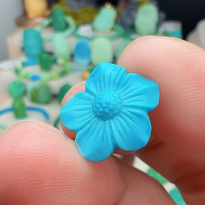 绿松石未镶嵌主播万珍