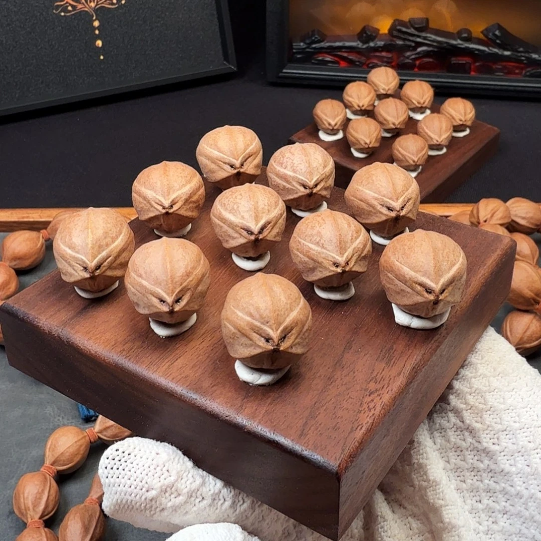 2.0*2.5短圆款头货原生态梅林铁核手串