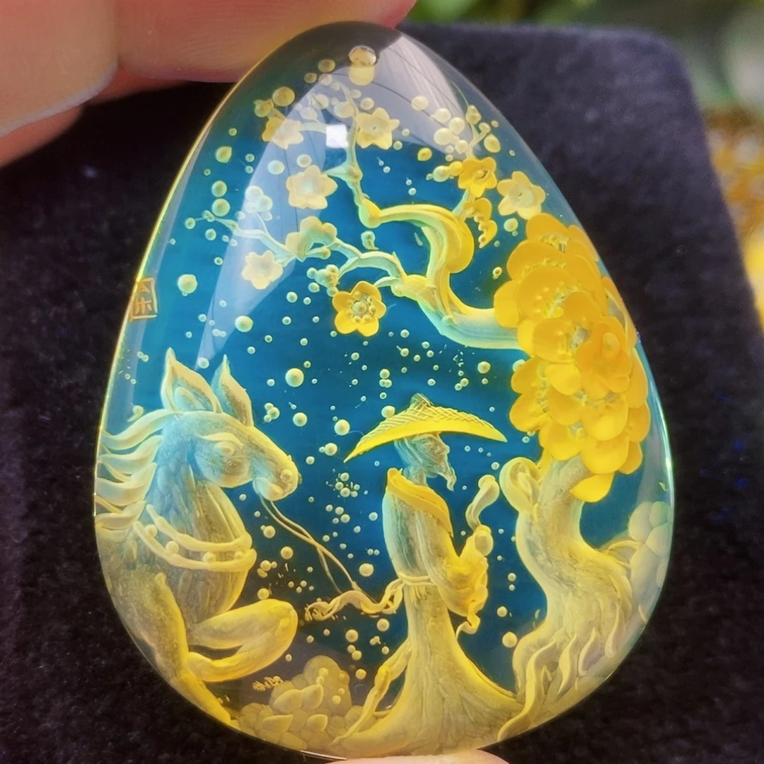 【闪购商品】金珀吊坠(不含链)未镶嵌