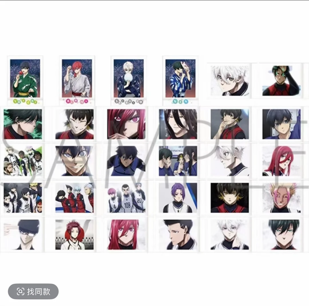 日谷蓝锁蓝色监狱第三弹缘日浴衣系列拍立得卡片盲盒盲袋代拆