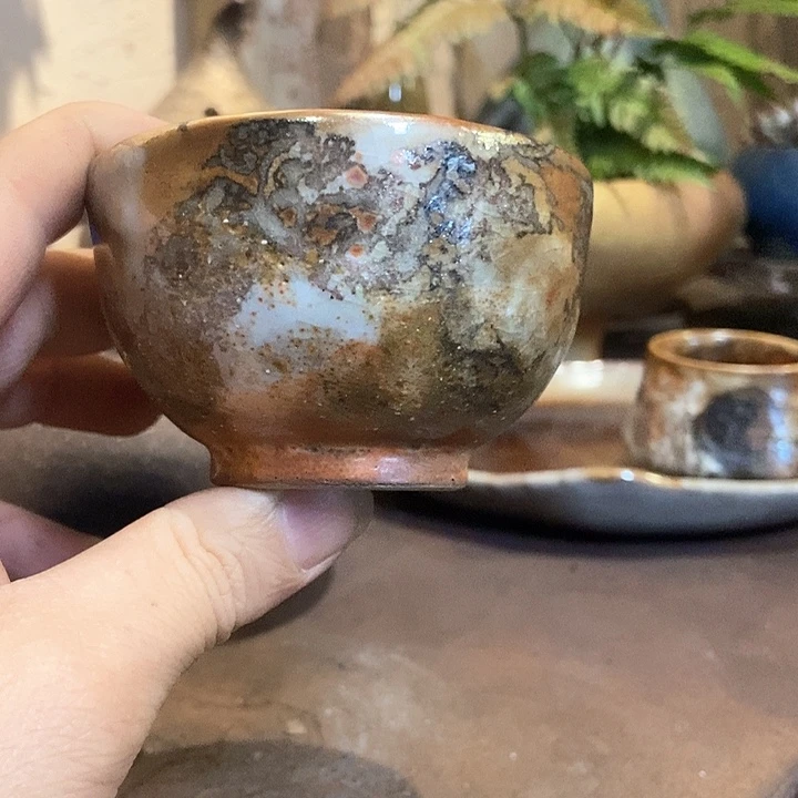 摆件手工高温原矿窑变