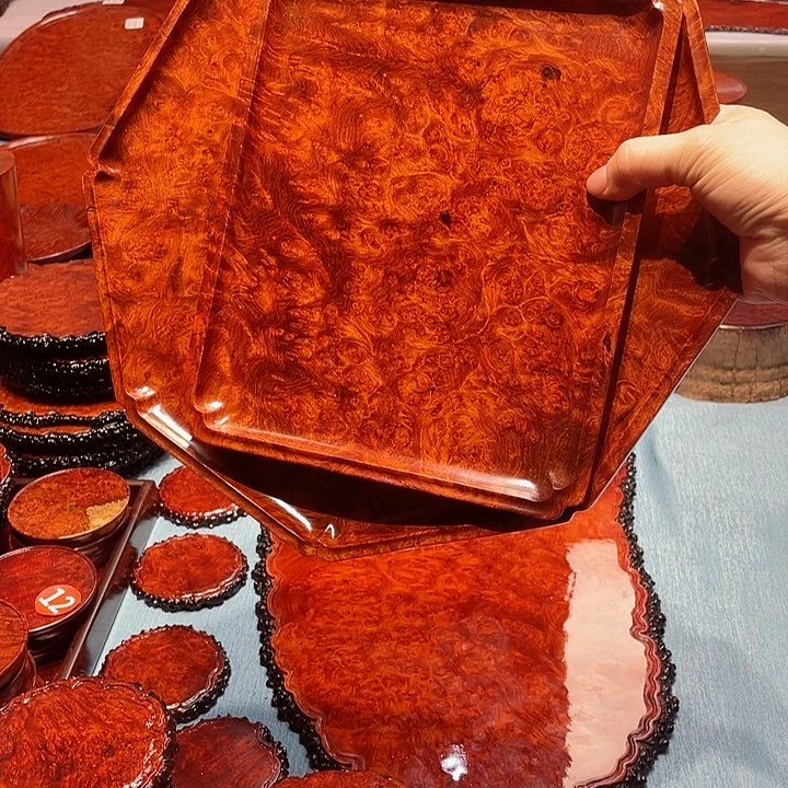 木缅花榴疤盘子（八角➕长方）