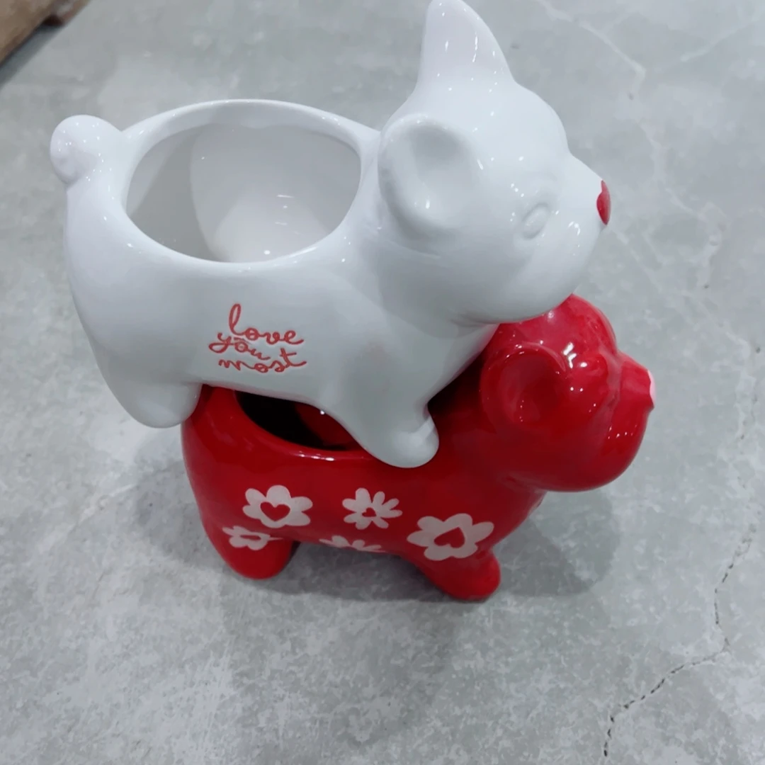 有孔，陶瓷花盆满10米包邮发货