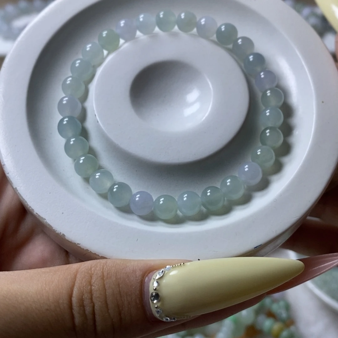 未镶嵌手链翡翠马卡龙卡6.3