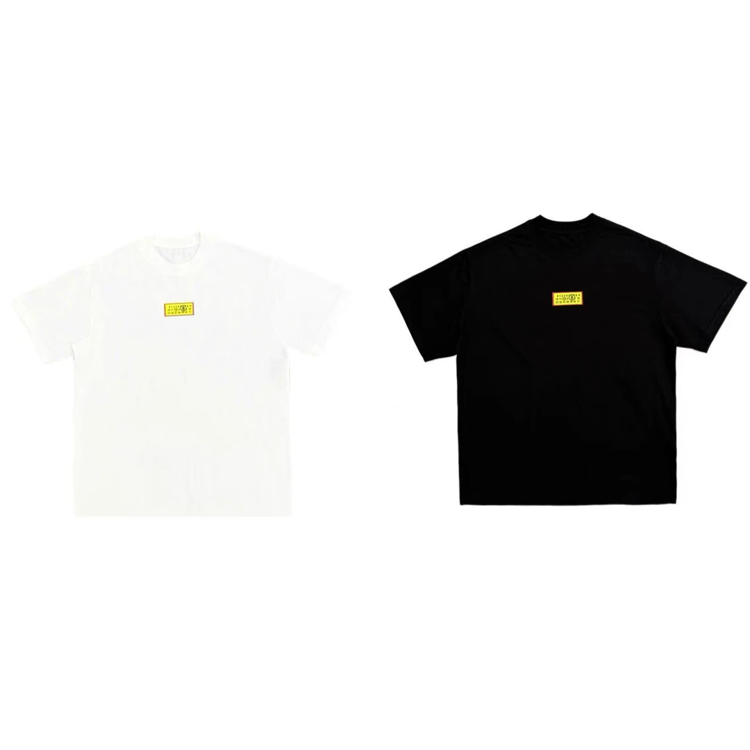 [MJ]黑白两色M数字简约爽滑冰皮凉感儿童宽松休闲体恤(夏日炎炎）