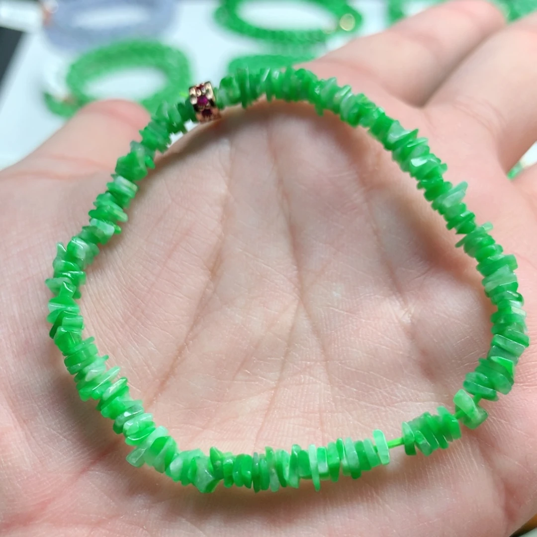 翡翠未镶嵌手链翡翠
