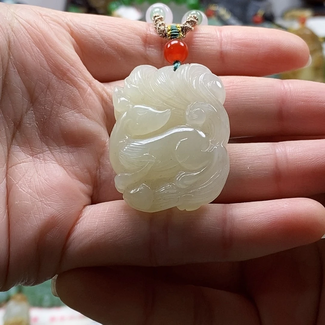 和田玉颈饰未镶嵌小**✨