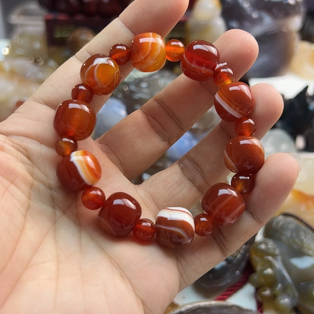 玛瑙/玉髓合金颈饰