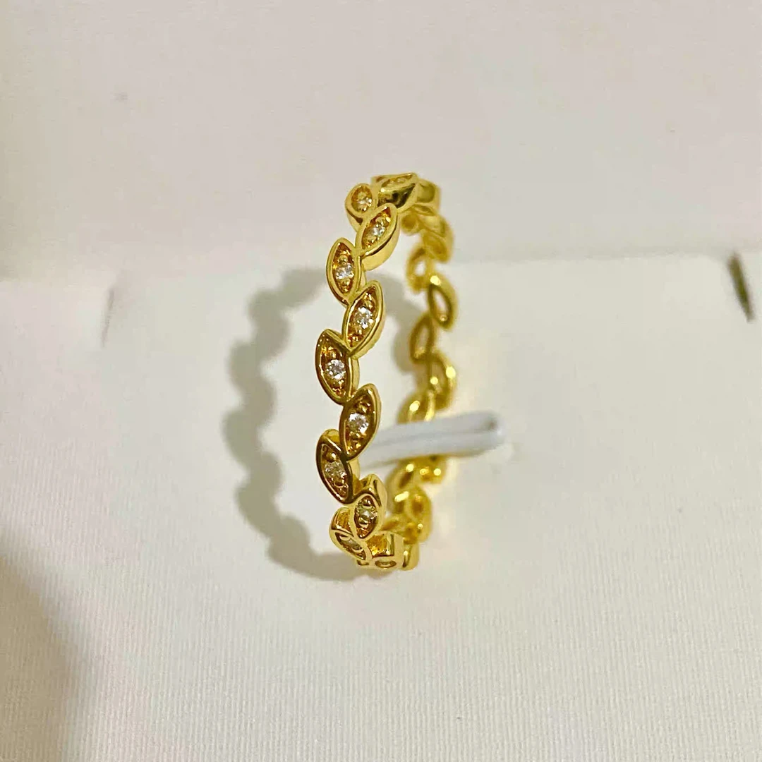 足银戒指 麦穗戒指