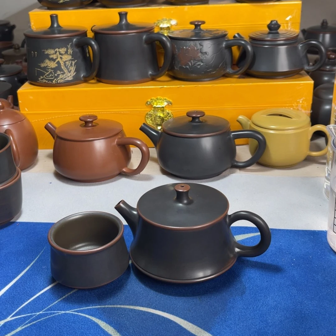 陶瓷桶金180cc左右两个杯子大师款