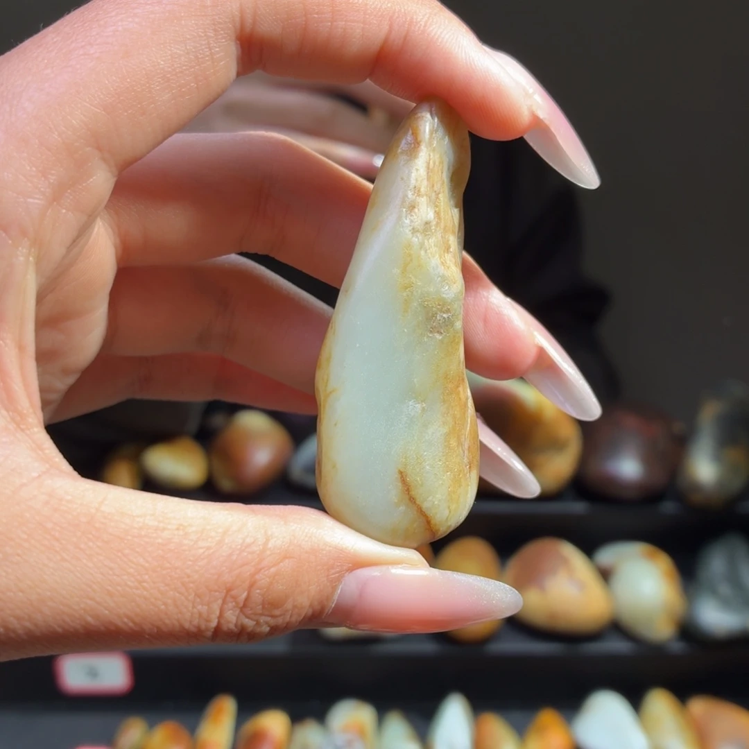 和田玉未镶嵌挂件60