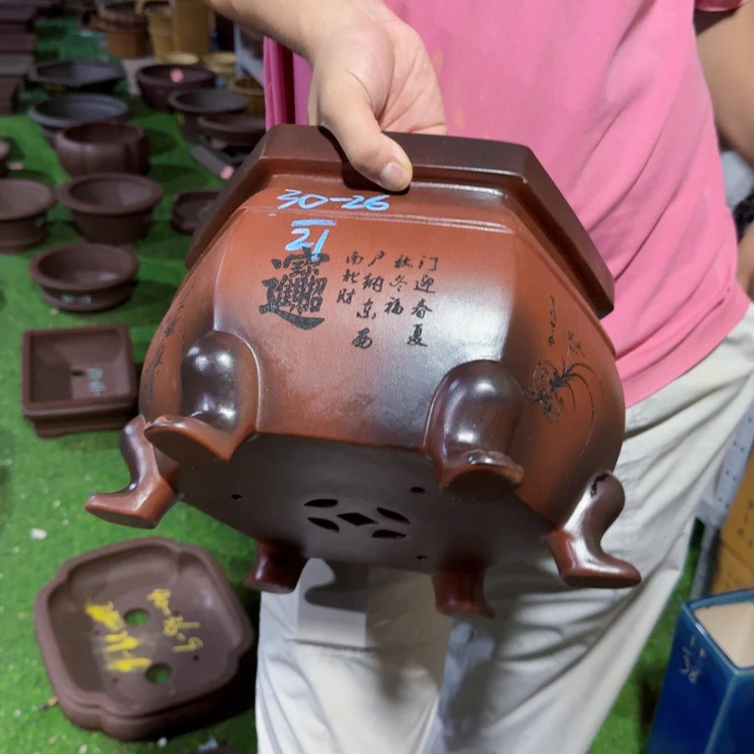 花盆紫砂紫砂花盆