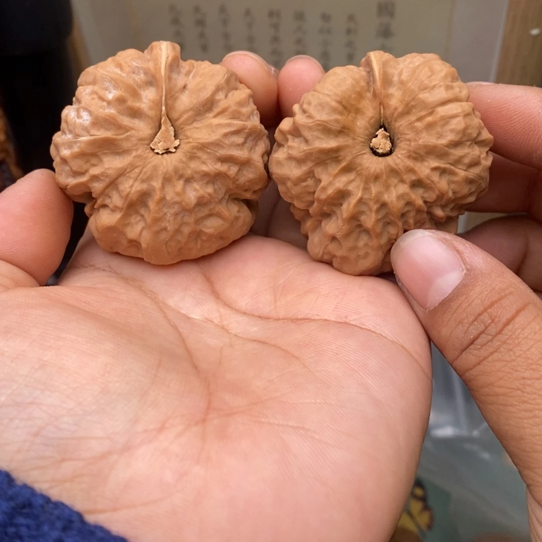 文玩核桃把件43蛤蟆头一帆风顺