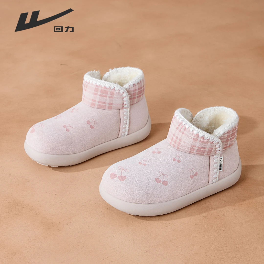 回力2025冬季新品雪地靴防滑保暖加厚棉鞋美式时尚轻奢潮流女鞋