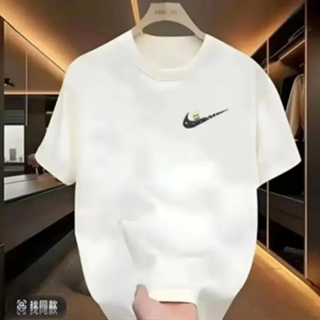 夏款美式短袖ins网红半袖情侣夏季百搭高品质宽松潮流时尚圆领