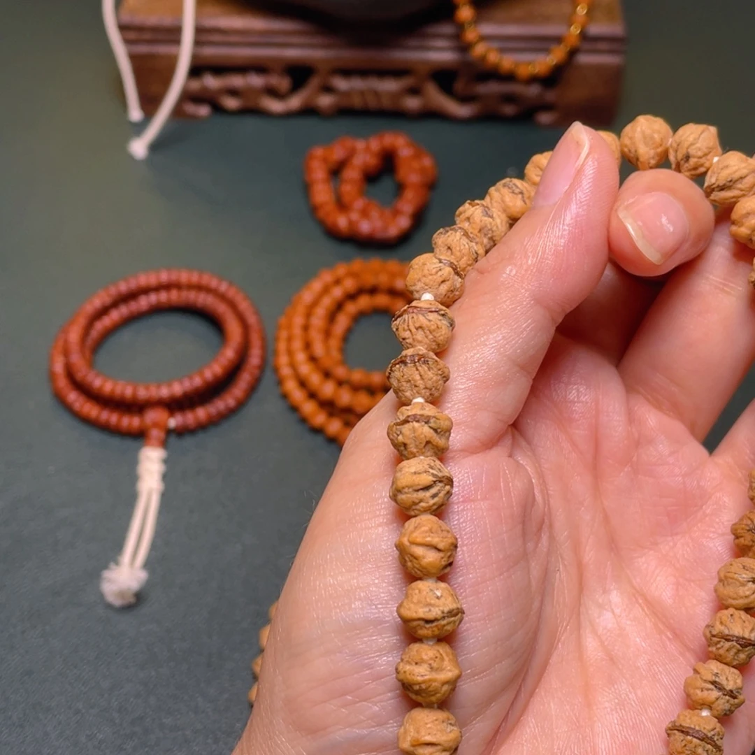 柏香籽/百香籽吊坠红牙圆滚滚手持