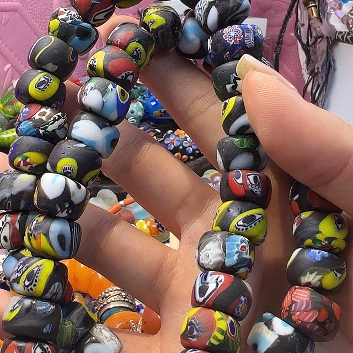 玻璃颈饰尼泊尔琉璃