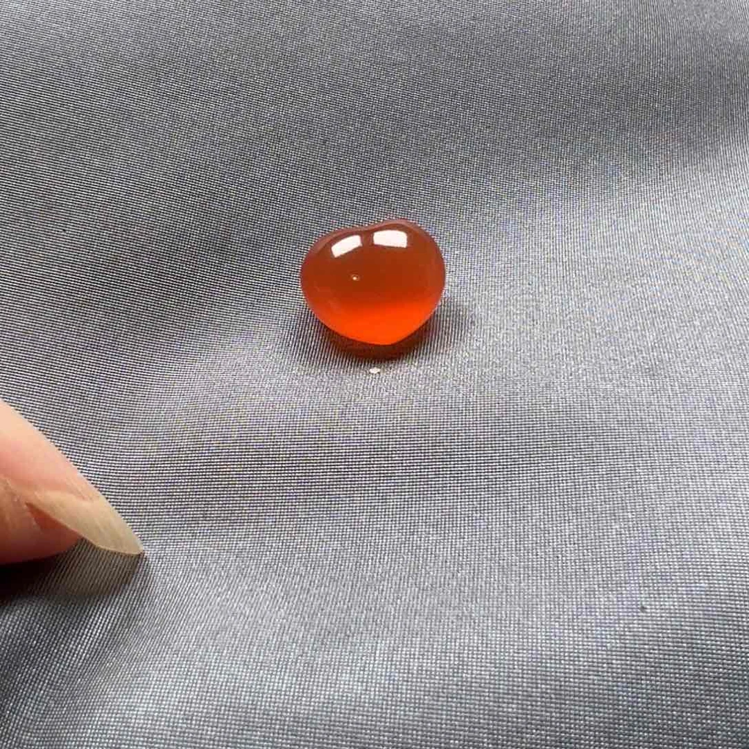 南红玛瑙小爱心未镶嵌小****⁶