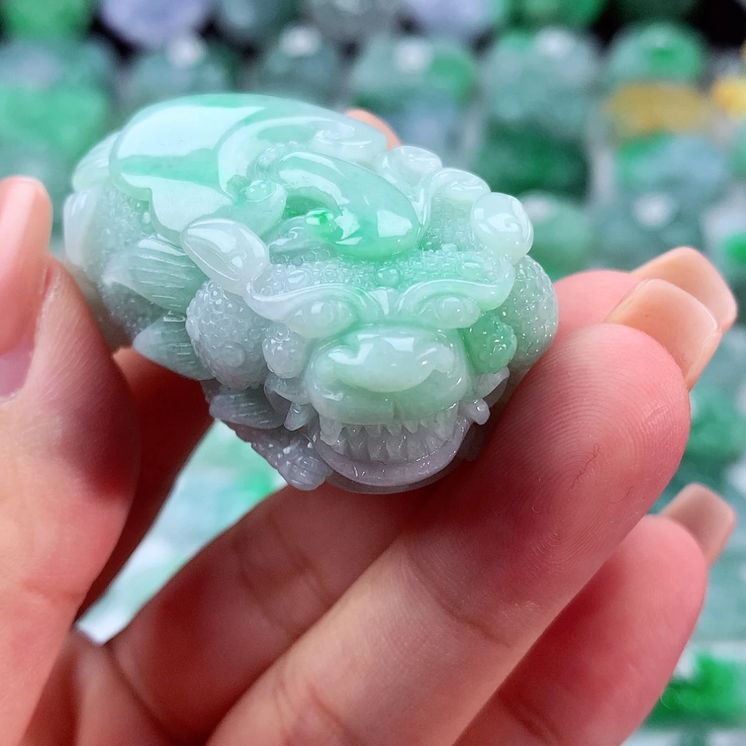 翡翠未镶嵌毛衣链翡翠