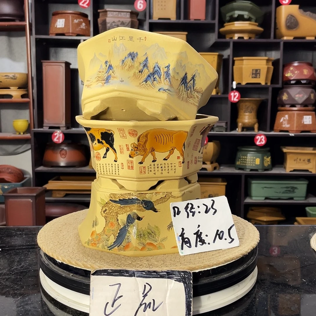 D-盆尚好紫砂花盆