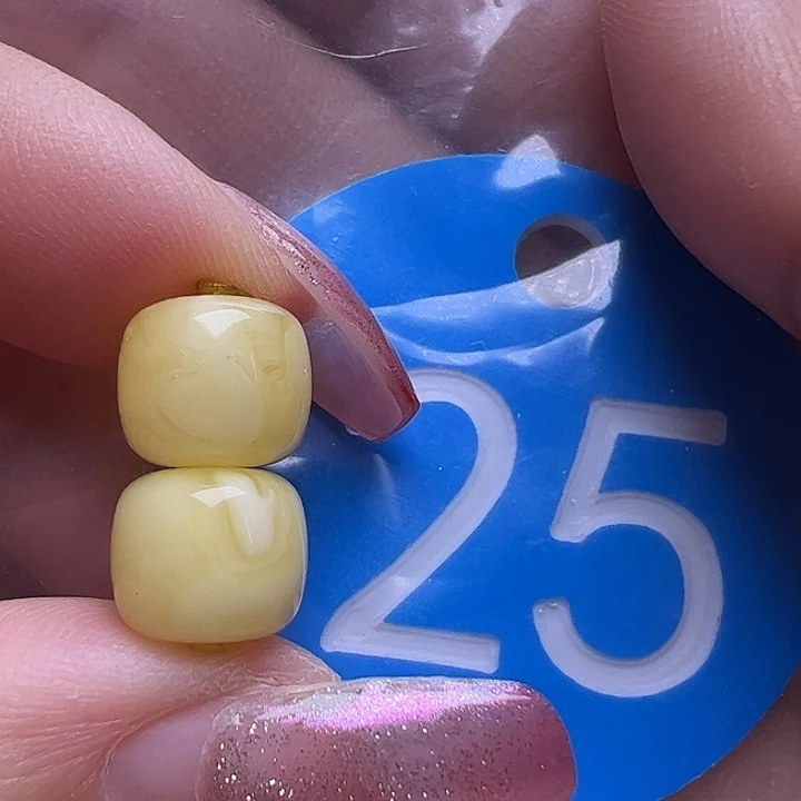 未镶嵌蜜蜡裸石微花粉8.5mm老型