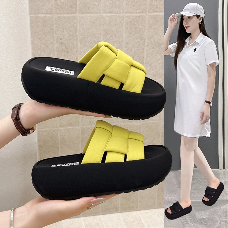 轻奢超火休闲沙滩编织舒适明星同款百搭凉鞋鞋子女ins潮牌百搭