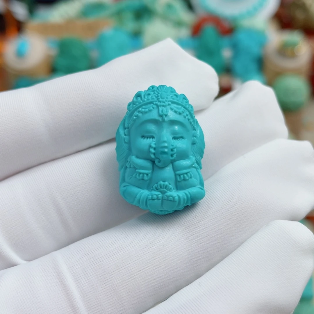 绿松石未镶嵌珠宝奇石