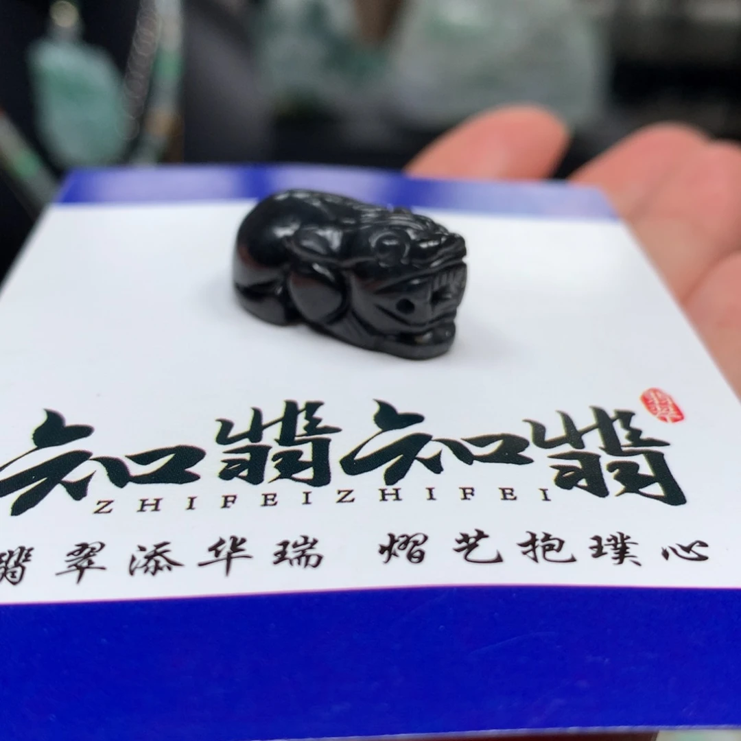 翡翠颈饰未镶嵌乌鸡貔貅新年来米米