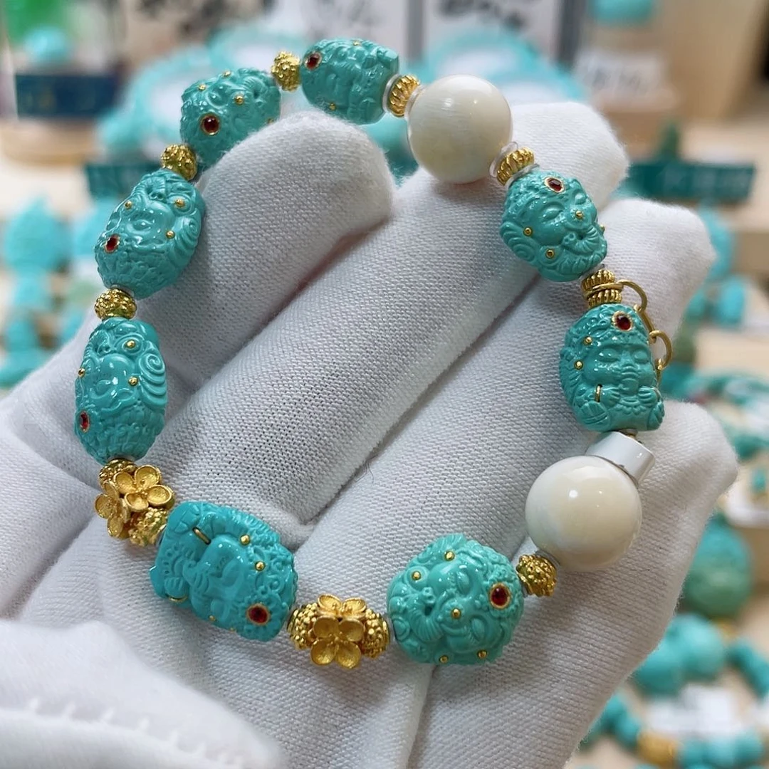 绿松石珠宝奇石未镶嵌