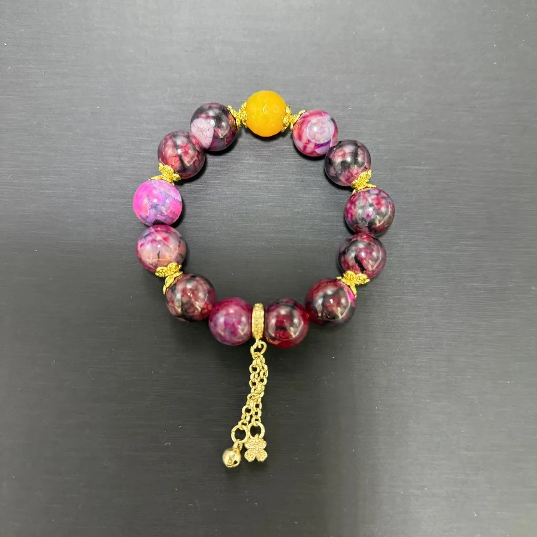 夏老师【珍藏精品】海骨紫手链A65