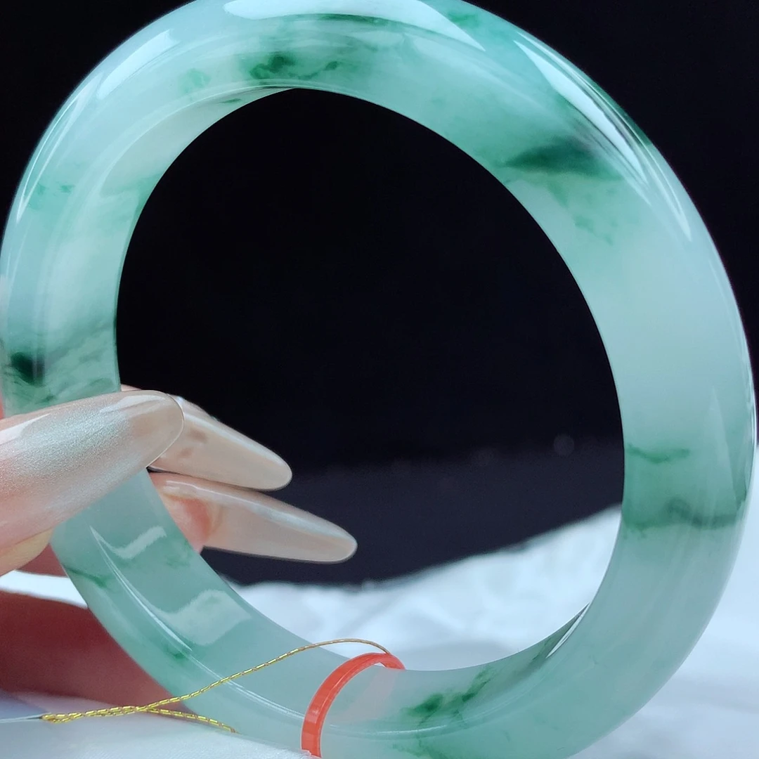 未镶嵌手镯翡翠58圈441宽版