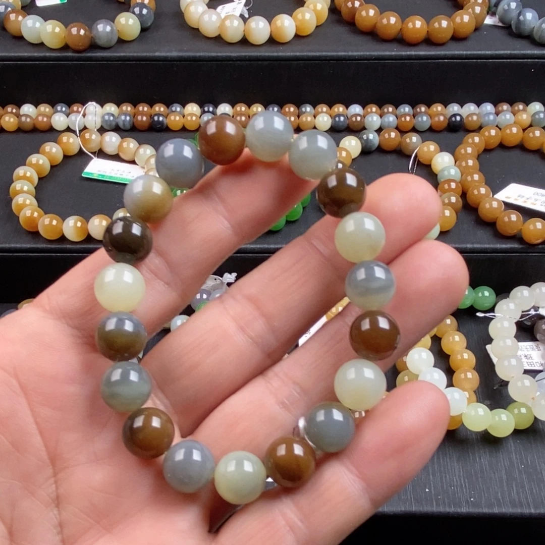 和田玉未镶嵌手链