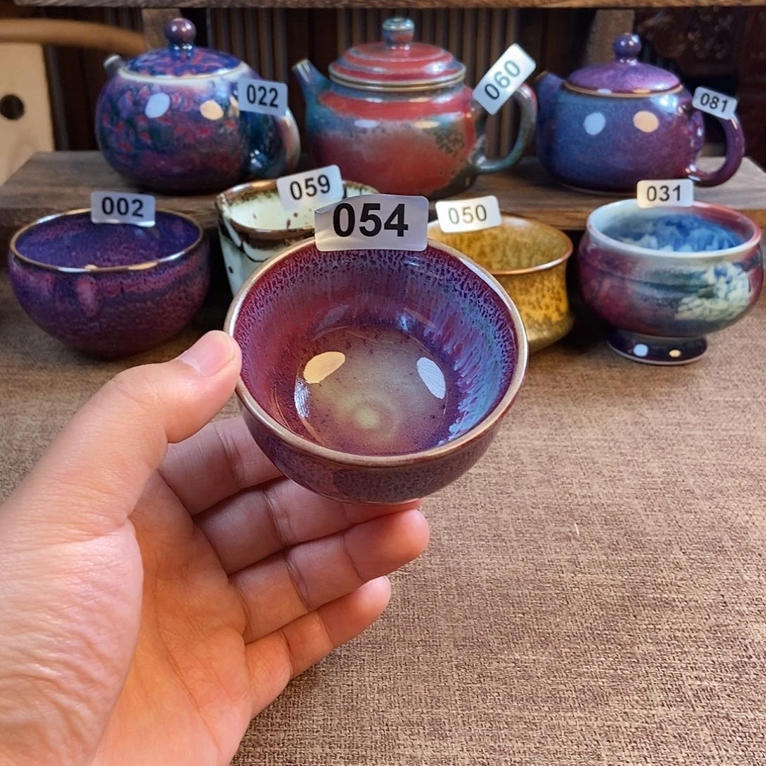 瓷片钧瓷主人杯杯