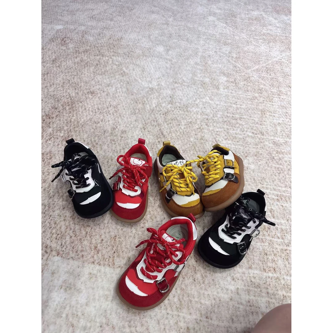 QKY5615儿童时尚百搭三色四季板鞋