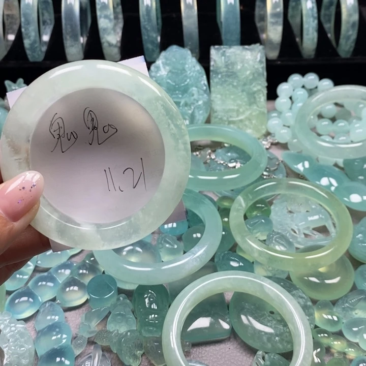 未镶嵌蛇纹石玉手镯鬼*0