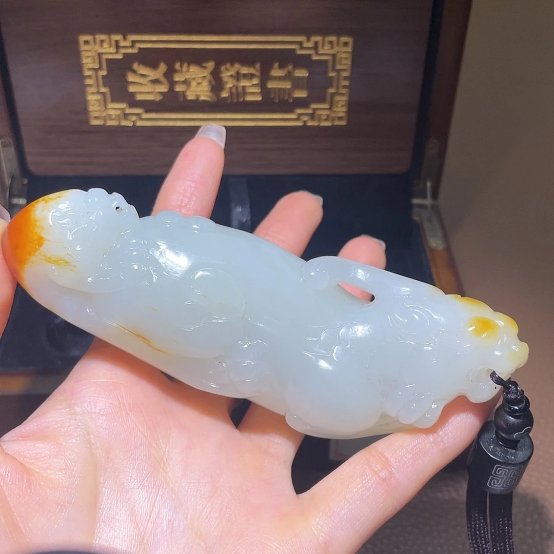 和田玉未镶嵌颈饰D1