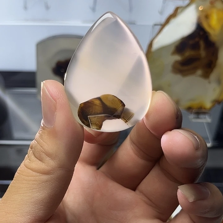 玛瑙/玉髓未镶嵌吊坠(不含链)