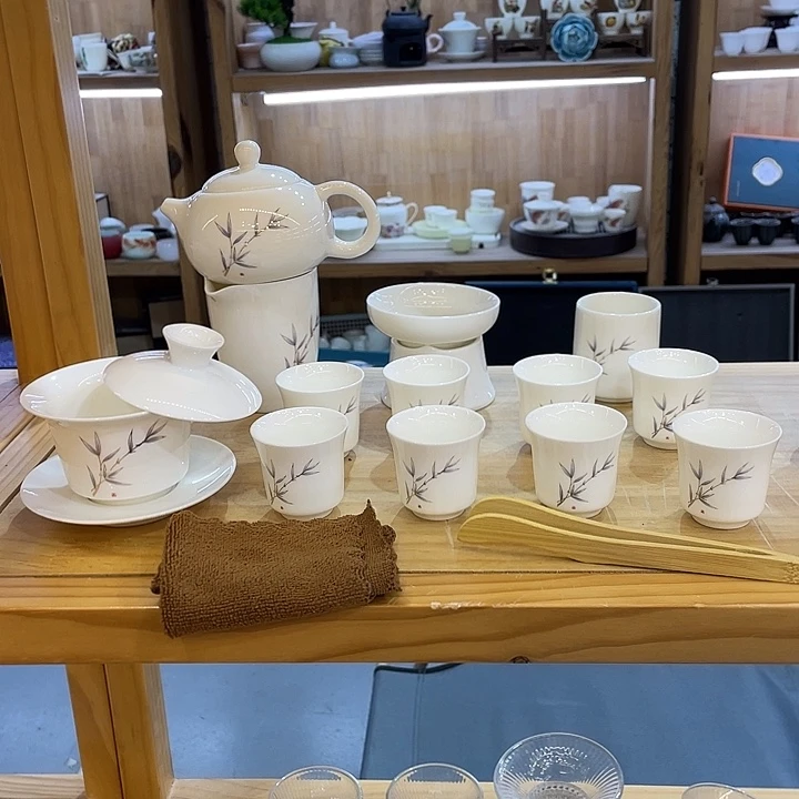 紫竹紫罗兰羊脂玉套装