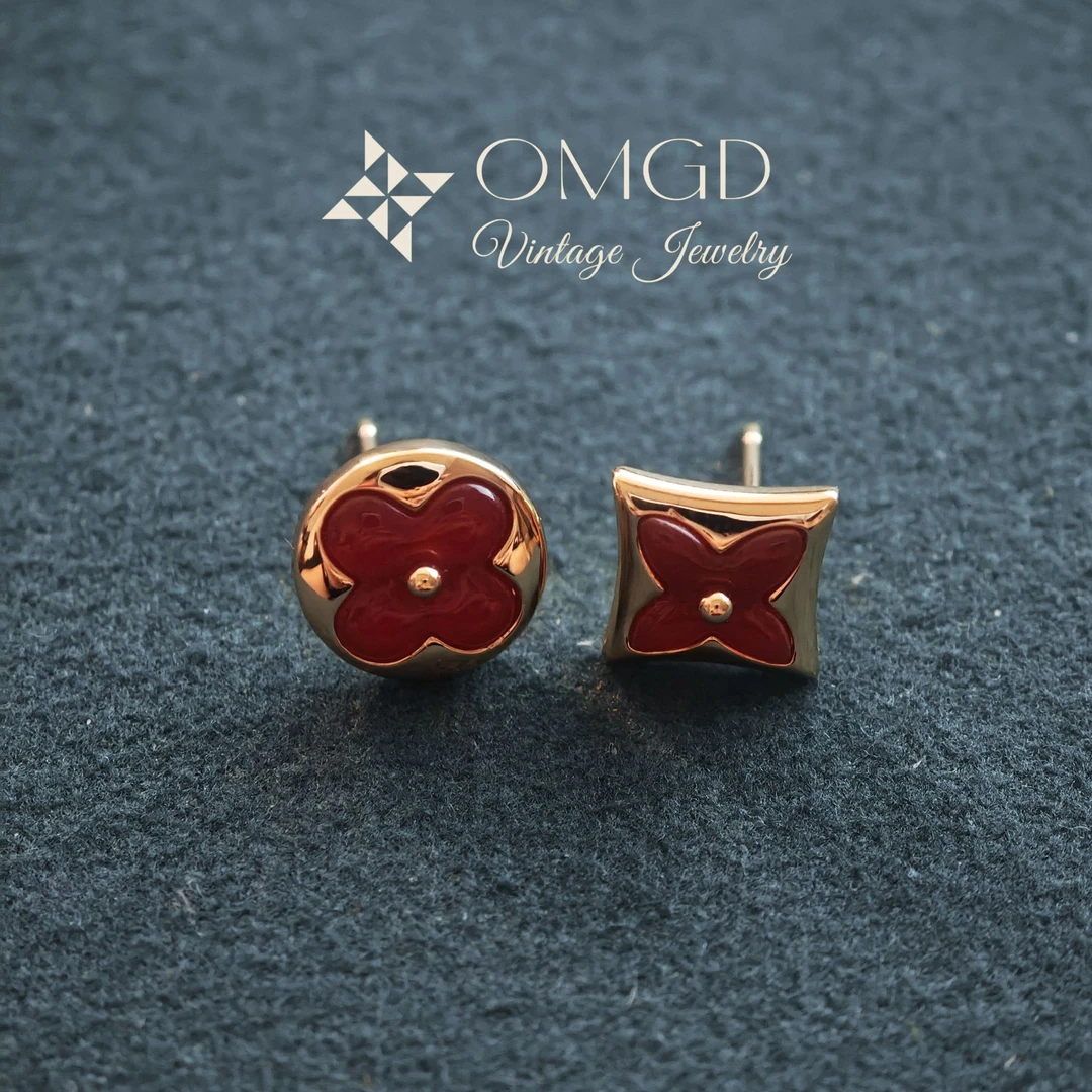 铜合金合成锆石耳饰 【A1176】耳钉 轻奢时尚设计款-L2