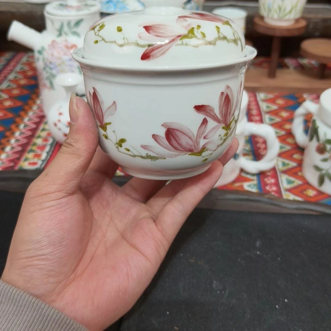 摆件景德镇手工手绘高温瓷器