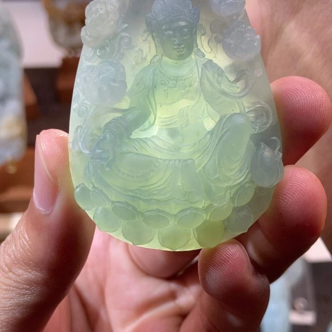 定制翡翠未镶嵌纯天然缅甸A货翡翠