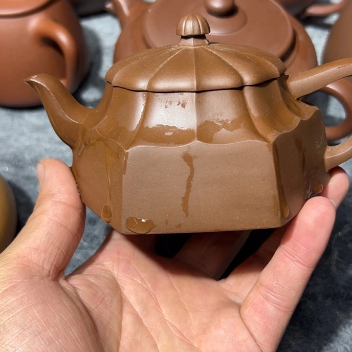 茶壶紫砂微瑕不退不换