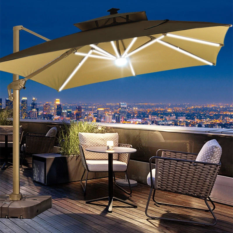 远茂遮阳伞户外伞庭院伞花园露台大太阳伞棚商户外摆摊室外罗马伞