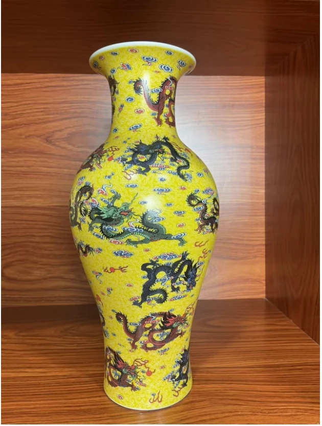 黄庭笼纹瓶 花瓶 AS