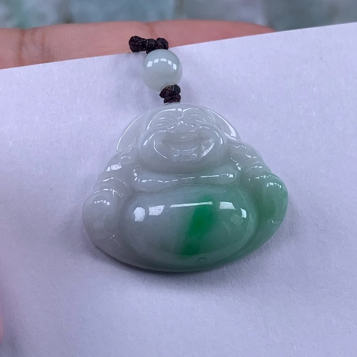 颈饰未镶嵌翡翠佛公