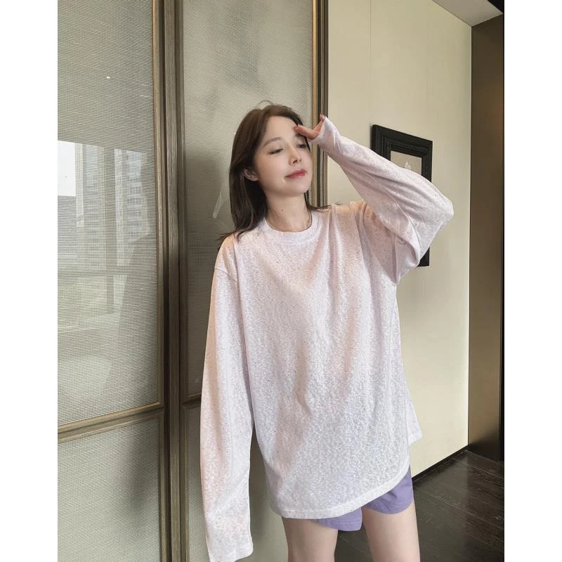 BETTER JOELAY -大版【甜莓果果】百搭宽松长袖T恤KH3085