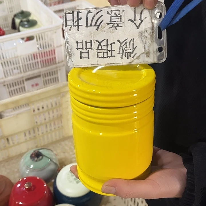 摆件陶瓷茶叶罐密封罐家用