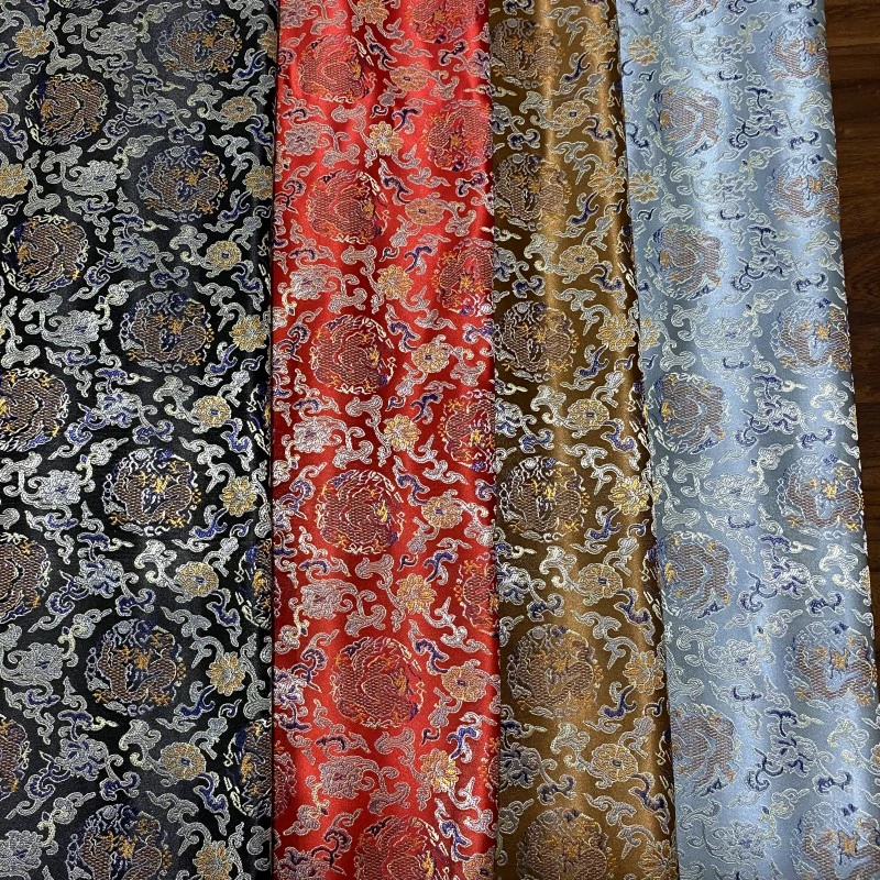 【缝纫辅材】祥龙图布料 宽幅75cm织锦布料